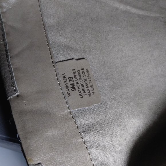 Vince Camuto Waveera Women's Leather Olive Gray Moto Boots- Size 9M - Picture 8 of 8